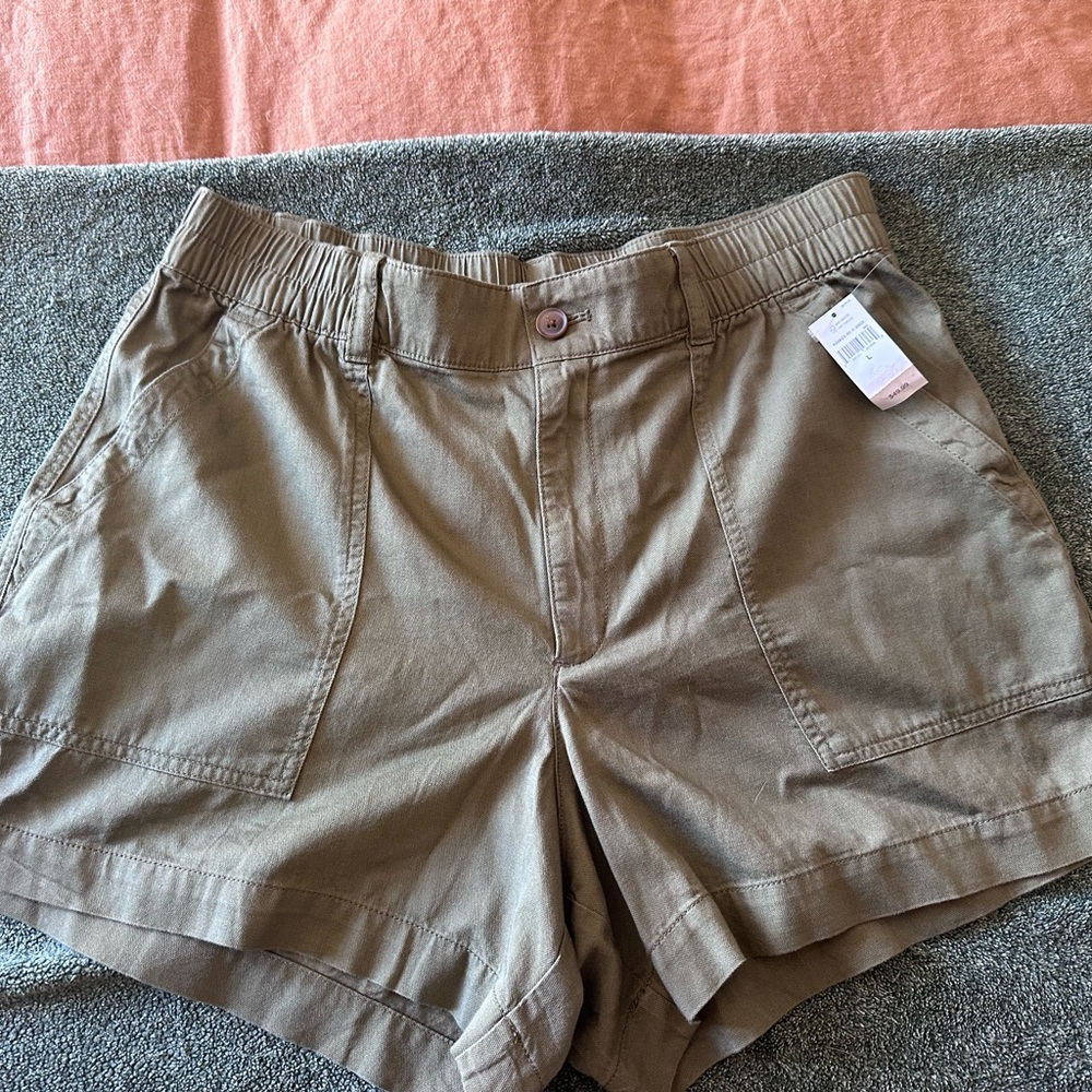 Women's Green Shorts